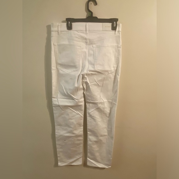 New NWT Express White Modern Straight Super High Rise Jeans Size 10 30” Inseam - Picture 3 of 3